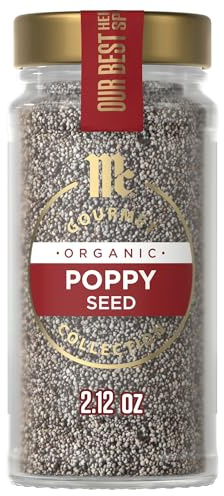 McCormick Gourmet Organic Poppy Seed, 2.12 Oz