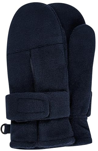 Sterntaler Fäustling mit Daumen, aus Microfleece mit Klettverschluss, gefüttert - unisex Accessoires für Babys & Kleinkinder - weich, warm und bequem - marine, Gr. 1