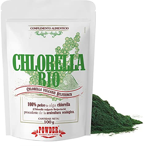 CLORELLA BIO IN POLVERE * 25 razioni/Clorella in polvere 100 g * Carenze (emoglobina), Digestione (fegato), Energia, immune * 100% soddisfatti o rimborsati * Fabbricato in Francia