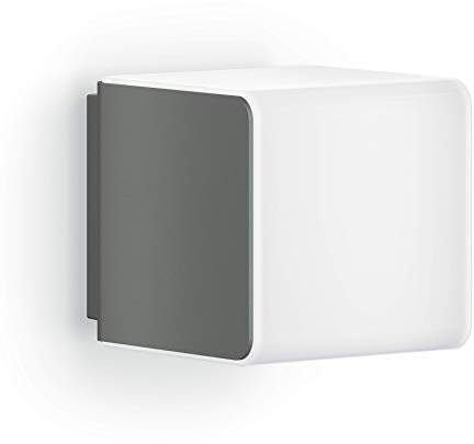 Steinel LED Außenleuchte L 830 SC Connect, smarte Wandleuchte außen, Bewegungsmelder, dimmbar, vernetzbar per App, Zeitschaltuhr, 3000 K, Anthrazit