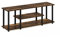 Furinno Turn-N-Tube No Tools 3D 3-Tier Entertainment TV Stands, Amber Pine/Black