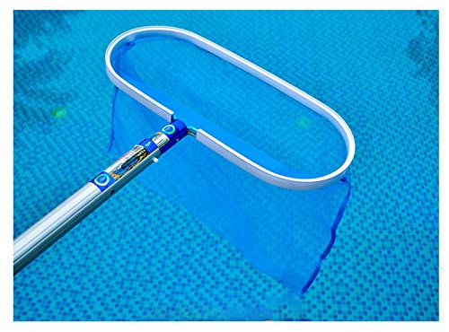 Recogehojas de Piscina, Red de Limpieza de Piscinas, Kits de Mantenimiento con Red de Malla Fina y Mango de Aluminio de 300cm para la Limpieza de Piscinas