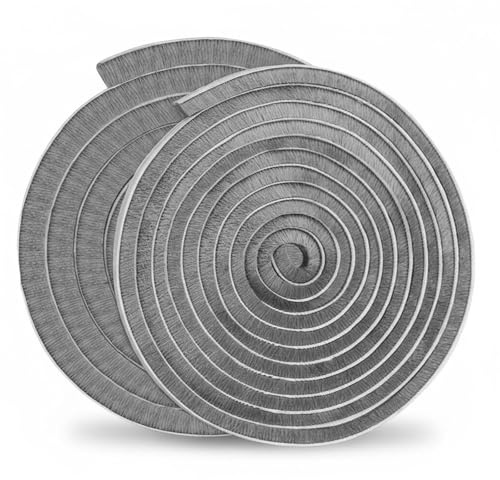 ZOMPAGO 20m Weather Stripping Brush Seal for Windows & Doors,Self-Adhesive Draft excluder,5mm T x 9mm W,Noise Reducing & Dustproof Draught Excluder for Sliding Doors/Windows,Cabinets,Wardrobesy