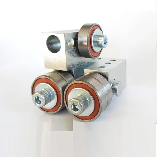 Guía de hoja de sierra de cinta de acero inoxidable 12-50 mm, guía de cinta premium para sierras de cinta, juego de rodamientos y montaje, 6 × 6, guía de hoja de repuesto de alta calidad (guía de hoja