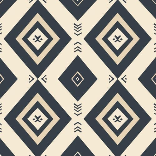 JIAOQSS Papel pintado autoadhesivo Rombo geométrico simple Envoltura de vinilo papel tapiz adhesivo adhesivo para muebles papel de contacto adhesivo sala de estar dormitorio