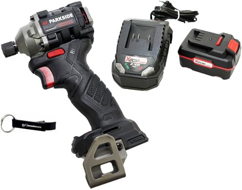 HEADNMORE® Bundle - PARKSIDE PERFORMANCE® 20V - 1/4 Akku Drehschlagschrauber PDSSAP 20 + Schlüsselanhänger (1x4Ah Akku)