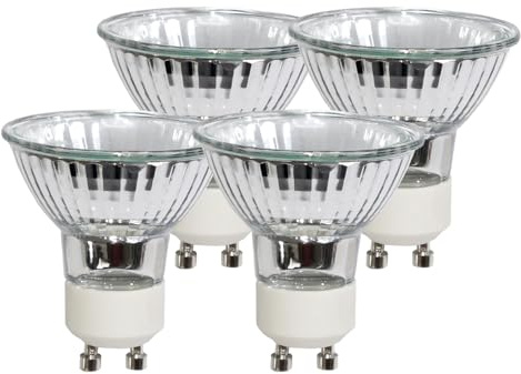 NCC-Licht 4 x Eco Leuchtmittel Reflektor GU10 50W 230V warmweiß dimmbar 35° flood 50 Watt