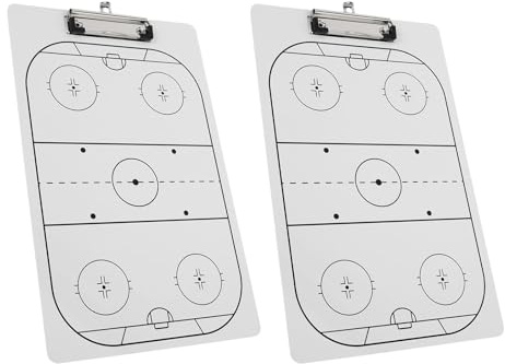 TOKIDNY Lavagna per Allenatori di Hockey Cancellabile a Secco 2 Pezzi Lavagna Tattica Portatile Leggera per Allenamento Squadre Strumento Visivo per Strategia Sportiva in Partita e