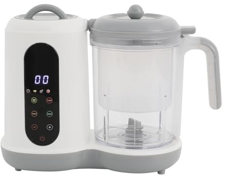 Preparatore per alimenti per bambini, 400 ml, con vapore, miscelazione, riscaldamento, multifunzione per bambini, con funzione autopulente