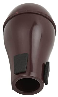 XUXHOU Silenciador de Trompeta ABS Silenciador de Práctica Profesional para Todos los Rangos Diseño Liviano y Compacto para Entusiastas de la Música Práctica Silenciosa en el Hogar (rojo oscuro)