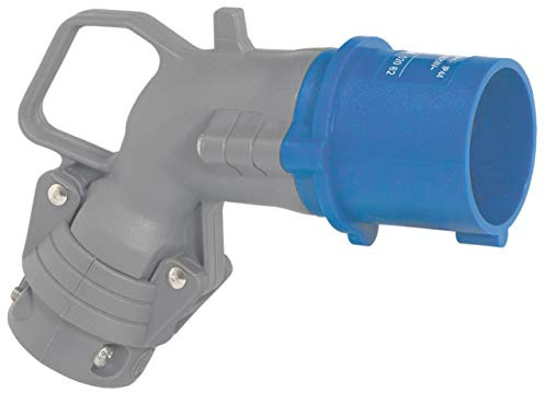 Legrand 052762 Plastique Fiche Mobile Coudée Hypra IP44, 32A, 200V à 250V, 2P+T, Bleu