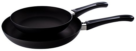 Scanpan Classic 2 Piece Fry Pan Set, Black