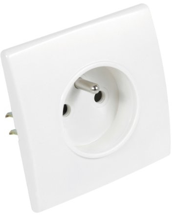 Debflex 737120 Perfect Prise 2P+T Blanc