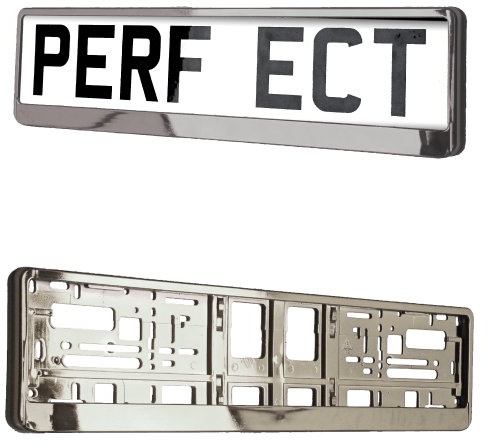 Marco para la placa de la matrícula de Taport®, soporte para el número de matrícula del coche