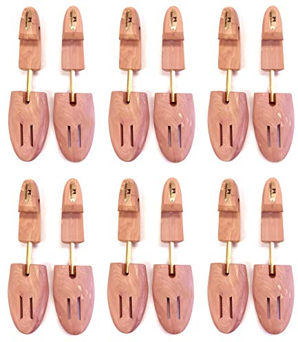 Cedar Elements Slatted Cedar Shoe Trees - 6 Pairs (Medium)