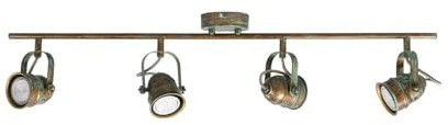 Lindby Ceiling Light Leonor dimmable (Antique, Vintage) in Bronze Made of Metal for e.g. Living Room & Dining (4 Light Sources GU10) from floodlight Spotlight