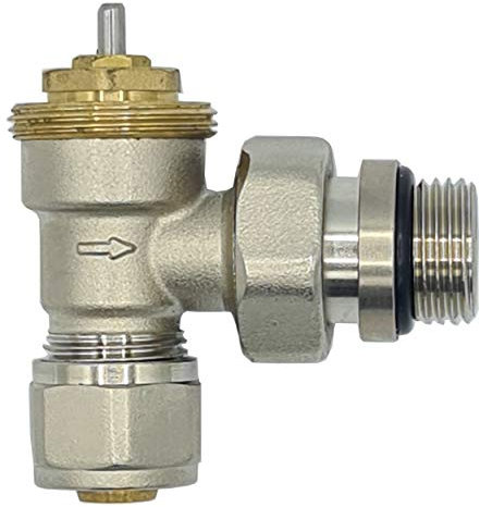 Goshe Angular 1/2 Inch BSP x PEX 16mm Válvula Termostática Regulación Temperatura