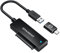 GRAUGEAR USB 3.2 Adapter für 2.5” SATA HDD/SSD Festplatten Laufwerke 6 Gbit/s USAP SATA I II III