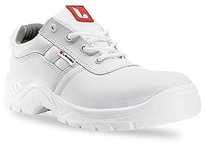 Lendeo Twist S2 - Scarpe antinfortunistiche piatte bianche, bianco, 47 EU