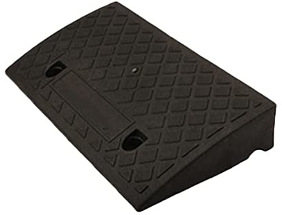 Cale d'accès, Rampe de Trottoir en Caoutchouc, Rampe d'accès, Rampe de seuil, Rampe d'amortissement, en PVC résistant à la Pression avec Grain, pour, Rampe de Chargement, Trottoir, Camion
