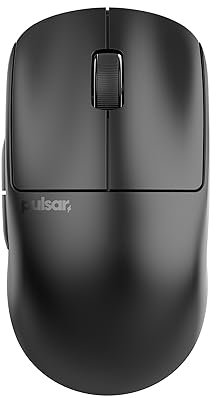 Pulsar Gaming Gears X2V2 Mini Wireless Gaming Maus, Ultraleicht, 1,80 oz (51 g), symmetrisch, optischer Schalter, 2,4 GHz 1 ms, 26000 DPI, PAW3395 Sensor (Mini, kabellos, Schwarz)