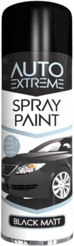 DIOXSTAR All Purpose Black Matt Spray Paint, Easy To Handle And Store, Compact Design, Durable Matte Finish, Long-Lasting Durability, Interior And Exterior Usage, 250 ML (1 PCS)