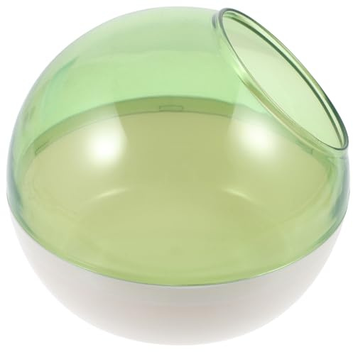 BAZEITFLOW Hamster sand bad låda transparent litet djur badrum för Gerbil marsvin chinchilla damm badkit kompakt plast dusch badkar för små husdjur