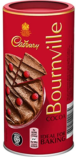Cadbury Bournville Cocoa Powder, Rich Cocoa Powder for Easter Baking & Drinking, Approximately 62 Servings, 250 g (Pack of 1)