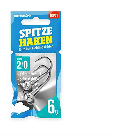 Lieblingsköder Spitze Haken 2/0 (6g)