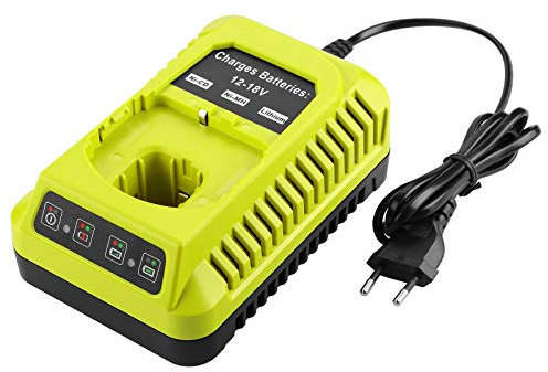ENERGUP Chargeur 18V pour Ryobi 12V-18V P117 P118 P113 BCL1418 260051002 Compatible avec la Batterie Ryobi 18V