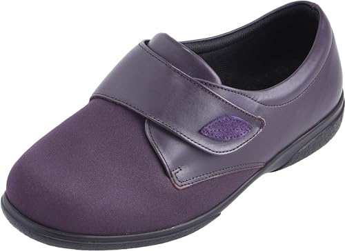 Cosyfeet Karena - Loganberry - 5 - Extra Wide Women's Shoes