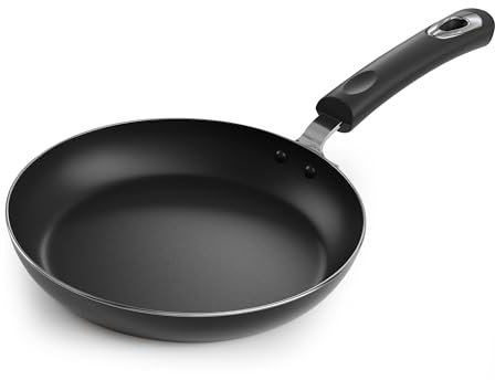 KICHLY Padella Antiaderente In Alluminio Da 24 Cm - Padella A Induzione Durevole E Di Alta Qualità - Con Manico Rivettato, Adatta A Piani Di Cottura Elettrici E In Ceramica (Grigio)