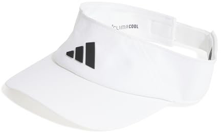 adidas Unisex Visor Climacool, White/Black, M-L