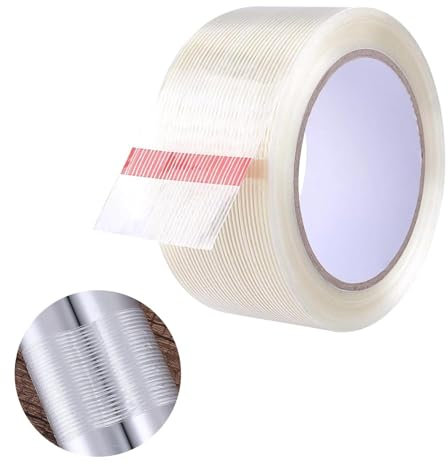 Clear Duct Tape 25M/82FT - Waterproof High Performance Adhesive Tape, Ideal for Indoor and Outdoor Use