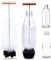 35 cm Flaschenbürste for Sodastream Glasflasche, Hartnäckigen Schmutz Lösen Ohne Kratzer Perfekt für 1L Glasflaschen, Duo, Pet Mehr (Mit Borsten & Schwamm für Kraftvolle Reinigung)