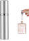 Uoww Atomizzatore di Profumo, Mini Porta Profumo da Viaggio, Ricaricabile Vaporizzatore Profumo, Portatile per Viaggiare, Vita Quotidiana, Festa (5ml, Argento)