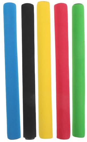 MAGICLULU 5 Piezas Bastones de Relevos de Espuma Antideslizantes para y Suaves para Competiciones Escolares y Actividades Deportivas al Aire