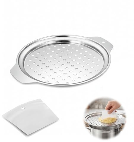 Spätzlehyvel, Spätzlepress-set, rostfritt stål spätzleboard med skrapa Spätzler rivjärn är diskmaskinsäker Spätzleskrapa för hemlagad Spätzle och knöpfle för alla krukor upp till Ø 30 cm