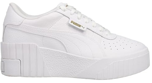 Puma Women's Cali Wedge Puma White/Puma White 7.5 Medium