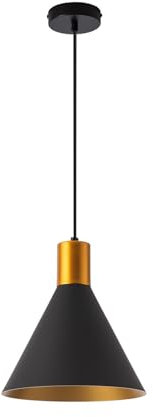 LEDKIA LIGHTING Lámpara Colgante Metal Orbat Negro