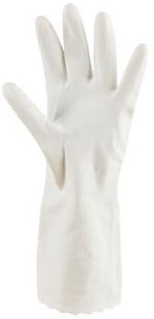 lakeland Medium Deluxe Washing Up Gloves White – Latex & Rubber Free Suitable For Sensitive Skin