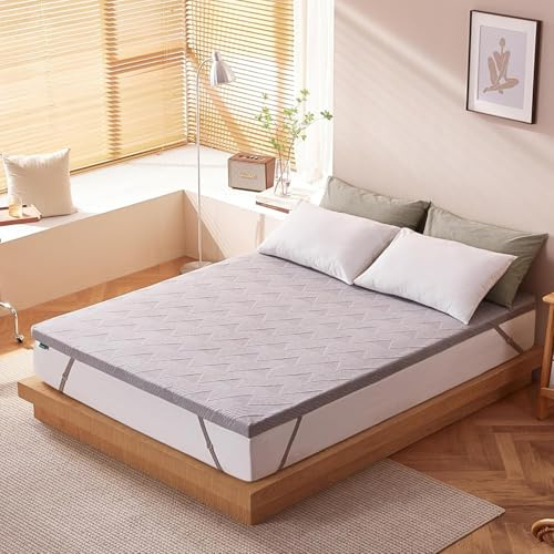 Bonnvia Matratzen Topper H3/H4 – 180x200 cm Kaltschaum mit Bezug – Luftdurchlässig für besseren Schlafkomfort – 7 cm Höhe