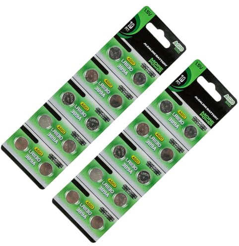 20PCS AG10 LR1130 Batterie A Bottone 1.55V Batterie alcaline Button Coin Per Telecomandi Orologi di Controllo