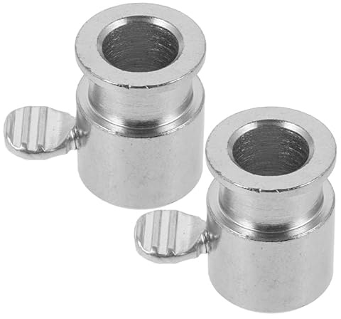 VICASKY Set di 2 accessori per barbecue con spiedo girevole con manicotto di limitazione, accessorio per barbecue per una cottura uniforme, lunga durata