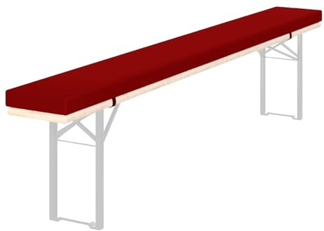 Générique Coussin Banc ExtéRieur, Coussin De Banc à BièRe, avec Housse DéTachable Et Lavable, Coussin Banquette ImperméAble, pour Banc De Mobilier Terrasse Canapé ExtéRieur,E 20,190x40x3cm