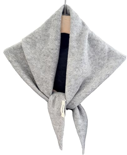 Wool Triangle Scarf Knitted- Women Triangle Fringe, Winter Wool, Stripe Knitted For Women, Outdoor Wear And Layering, For Wedding Birthday Christmas Fall Winter Autumn Girl