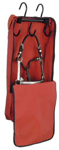 Robust 1 Mini Halfter und Trense Tasche mit Rack, rot