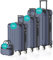 Voyagoux Kofferset 4 teilig - 14L, 35L, 72L, 115L, Hartschalenkoffer Set, TSA-Schloss, ABS, 4X 360° Rollen, Robust und Leichtgewicht Suitcase, Dunkelblau