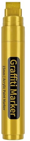 Marcadores De Pintura De Graffiti | Marcadores De Pintura Acrílica De Tinta De Secado Rápido Con Punta De Fieltro De 15 Mm,Marcadores De Pintura Acrílica Para Pintura Rupestre, Piedra, Cerámica, Vidri