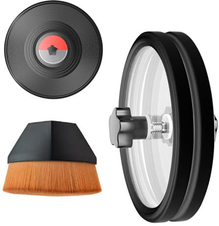 Saver Record Label - Waterproof Disc Cleaner, Discreet Audio Maintenance, Cleaning Brush, LP Label Saver - Saver Clean Label for Recording